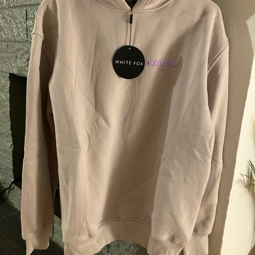 White Fox Boutique Cream Hoodie